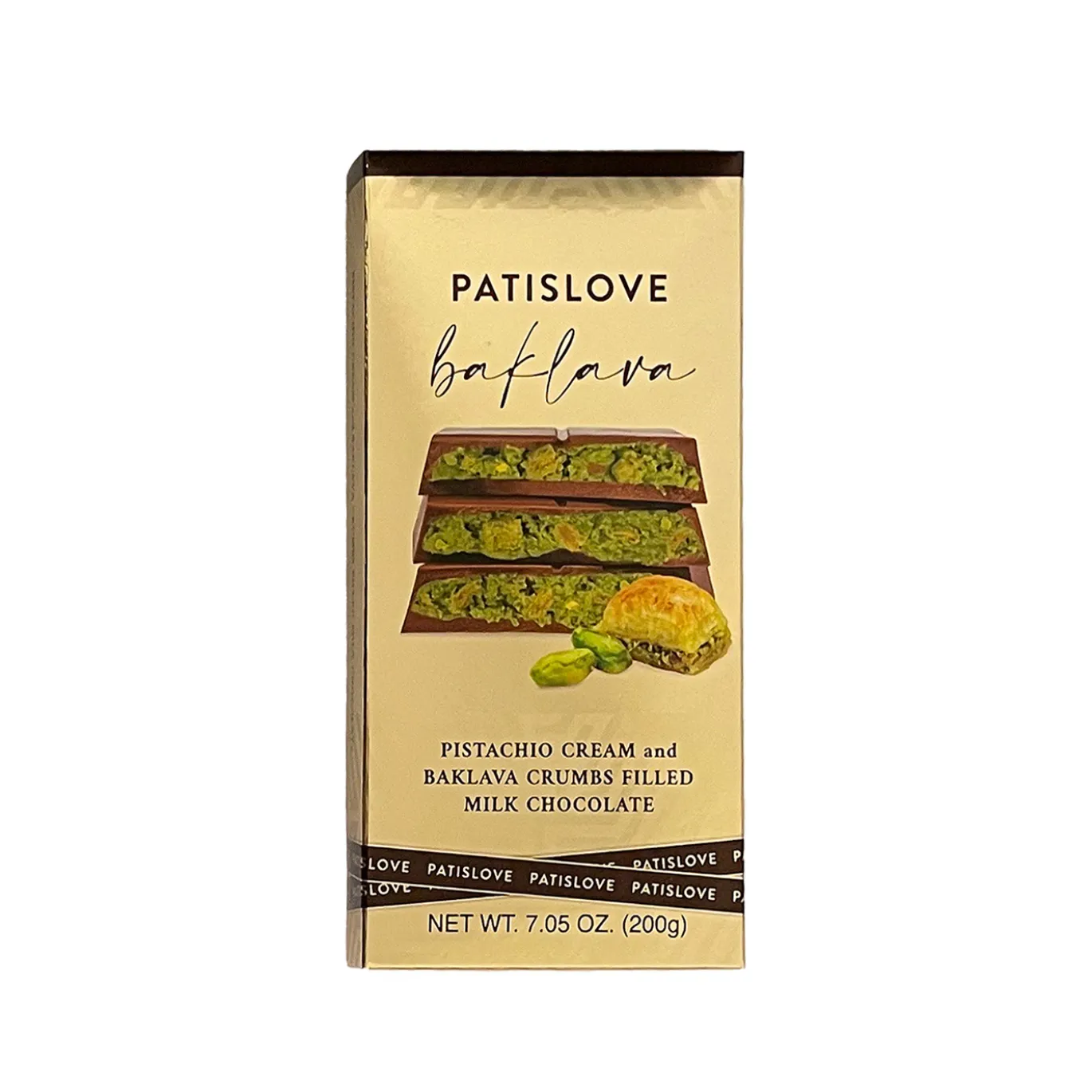 Dubai Choklad Pistage & Baklava 200g