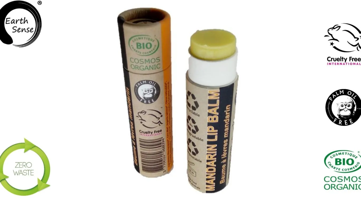 Earth Sense Lip Balm Mandarin 15ml