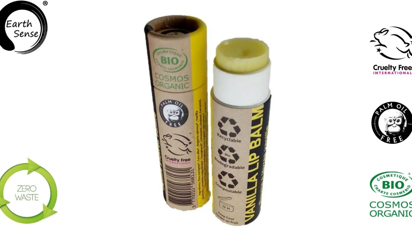 Earth Sense Lip Balm Vanilj 15ml