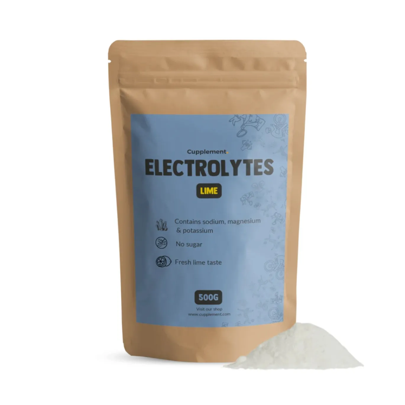 Elektrolytpulver Lime 500g