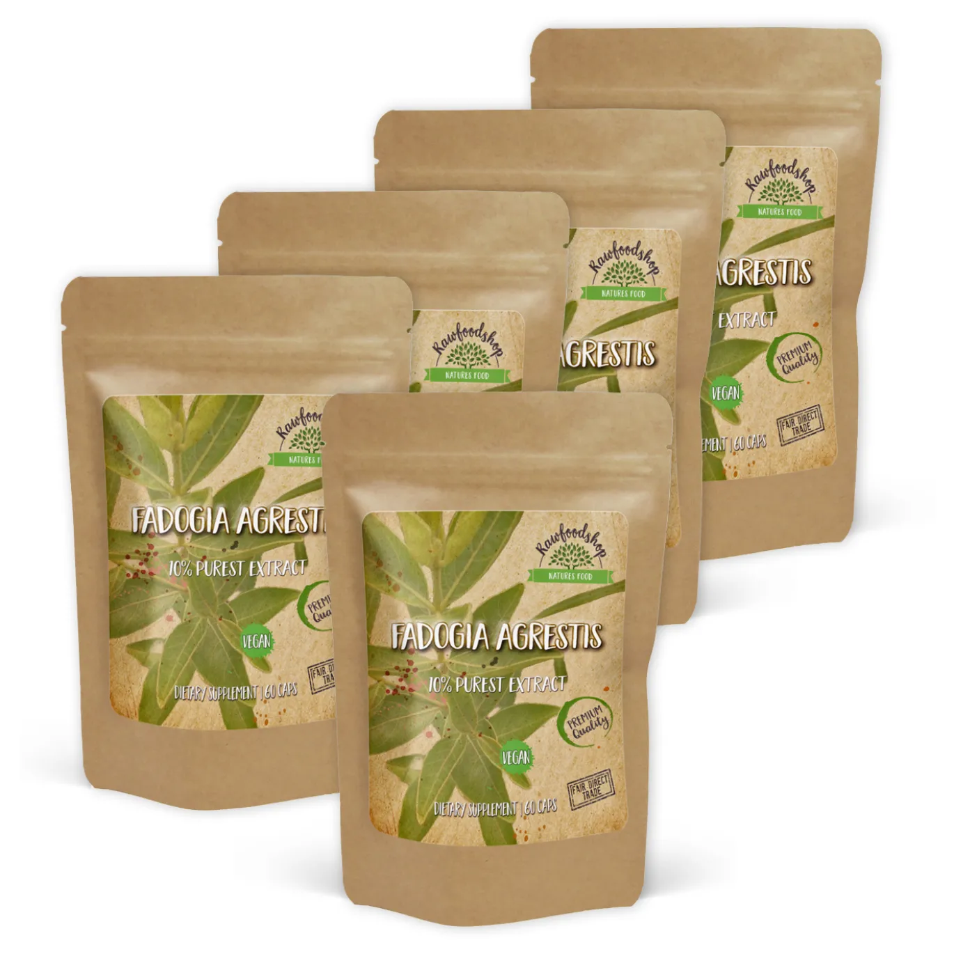 Fadogia Agrestis Extract 500mg 60 kapslar x 5 paket