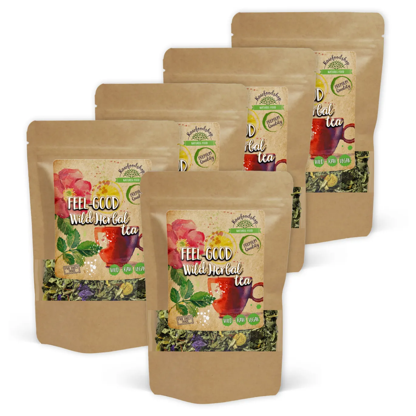 Feel Good Vild Örtte 100g x 5 paket