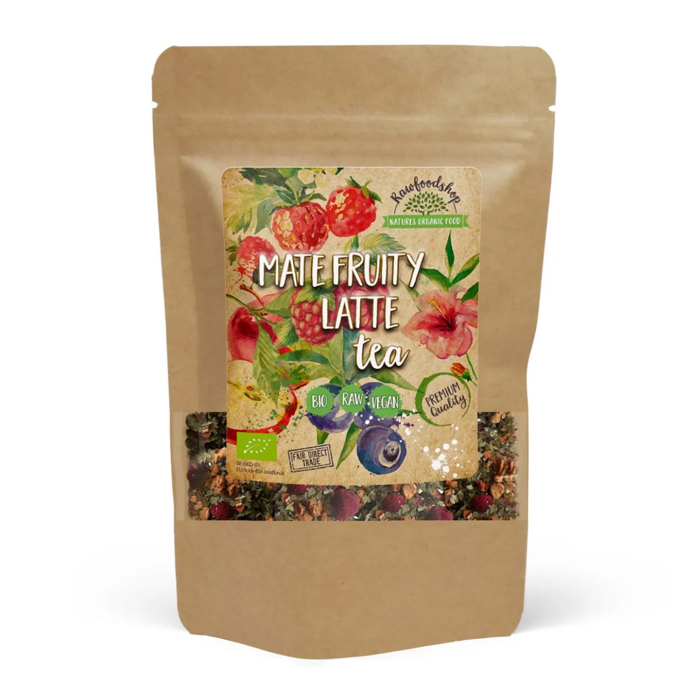 Fruktig Latte Maté Te EKO 70g