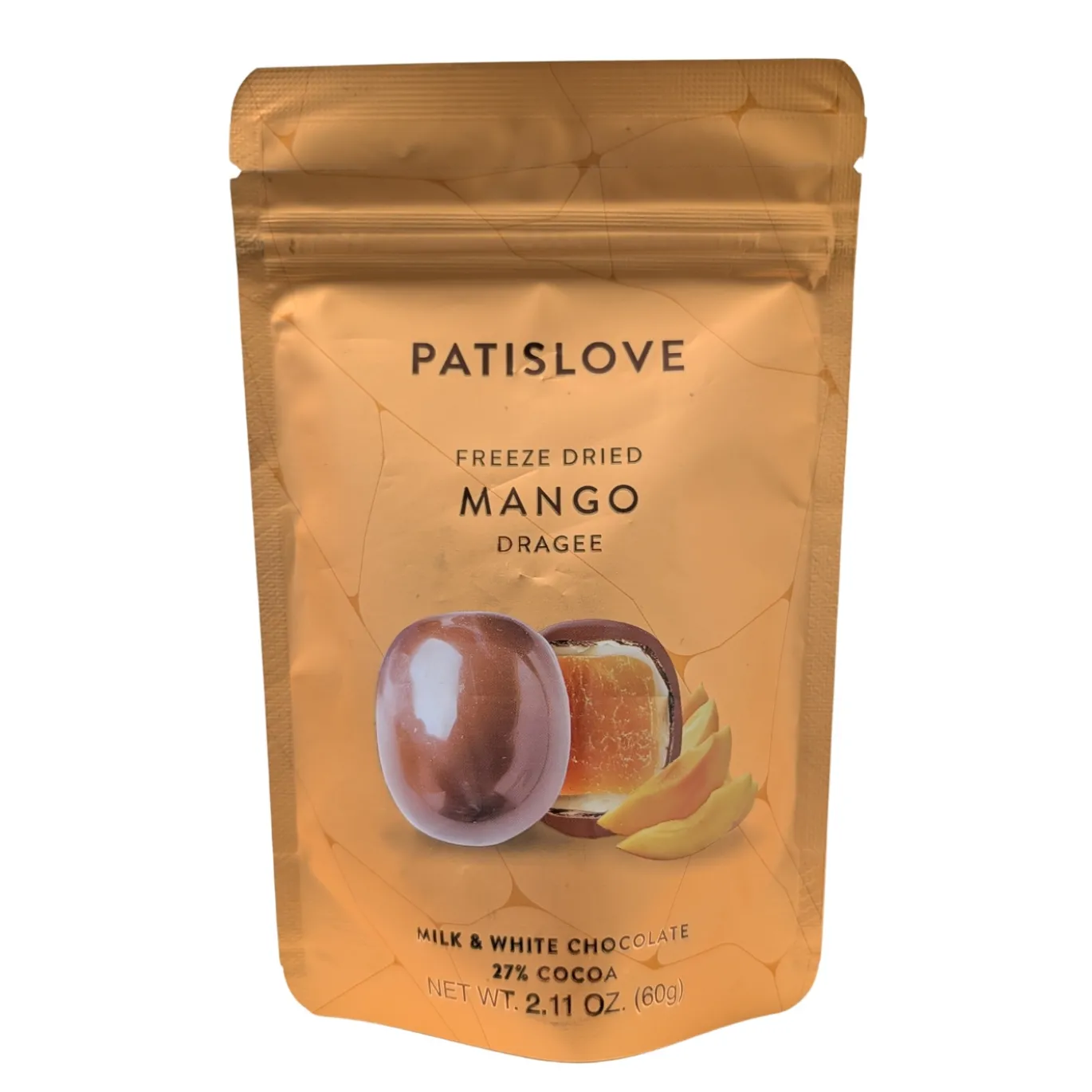 Frystorkad Mango i Mjölkchoklad 80g