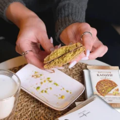 Fylld Cookie Choklad Pistagekräm 60g