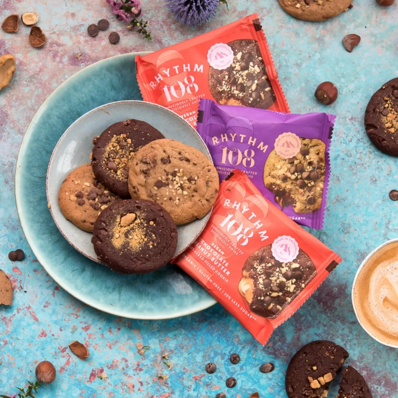 Fylld Cookie Hasselnöt Choklad Praline EKO 50g