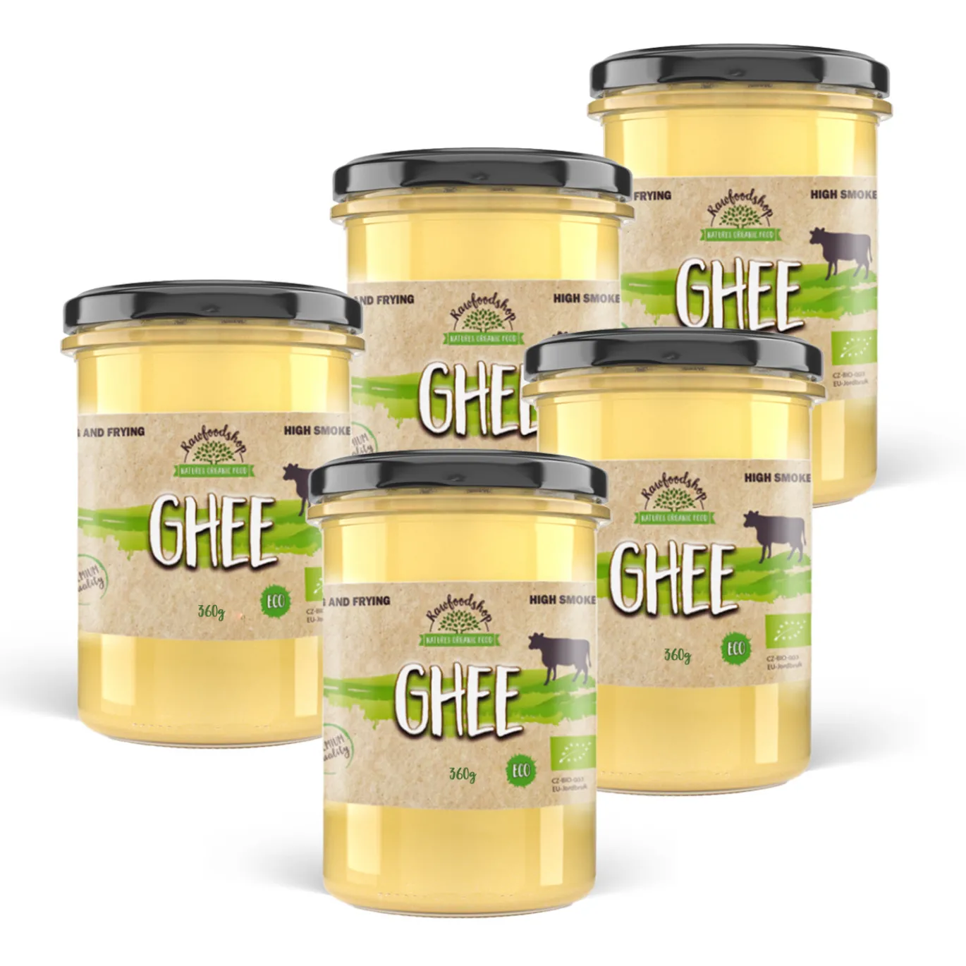 Ghee EKO 360g x 5 burkar