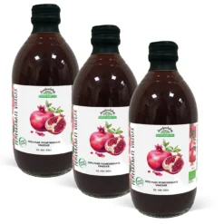 Granatäpple Vinäger Ofiltrerad EKO 500ml x 3 flaskor