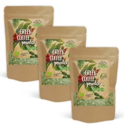Grönt Kaffe Pulver EKO 125g x 3 paket