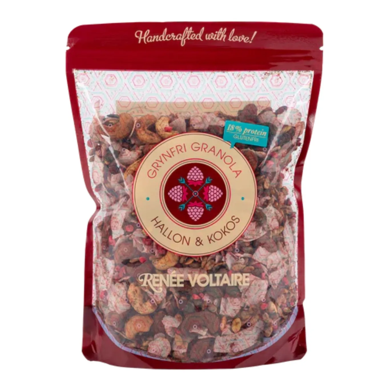 Grynfri Granola Hallon & Kokos 375g