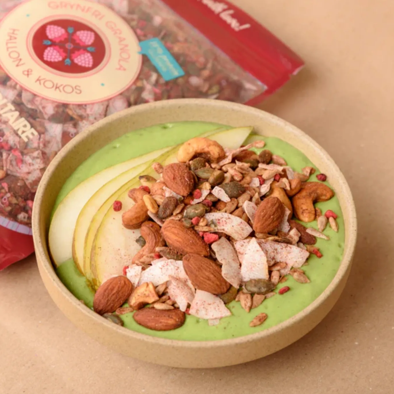Grynfri Granola Hallon & Kokos 375g
