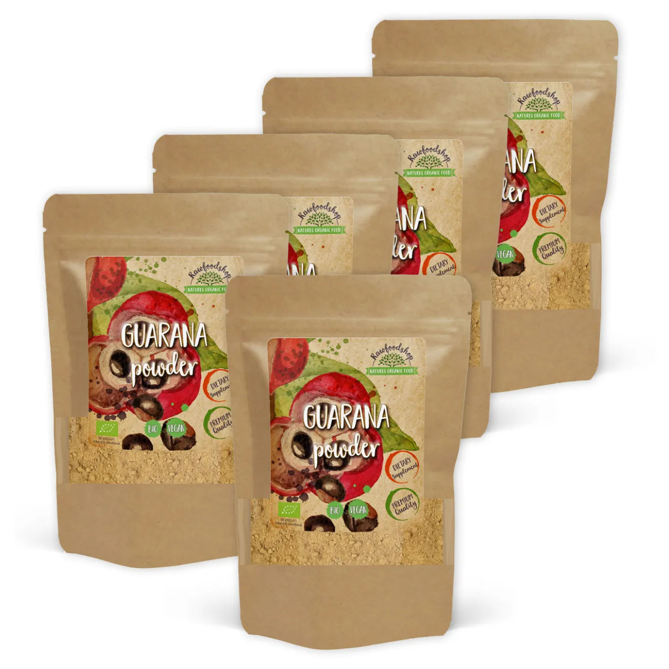 Guarana Pulver EKO 250g x 5 paket