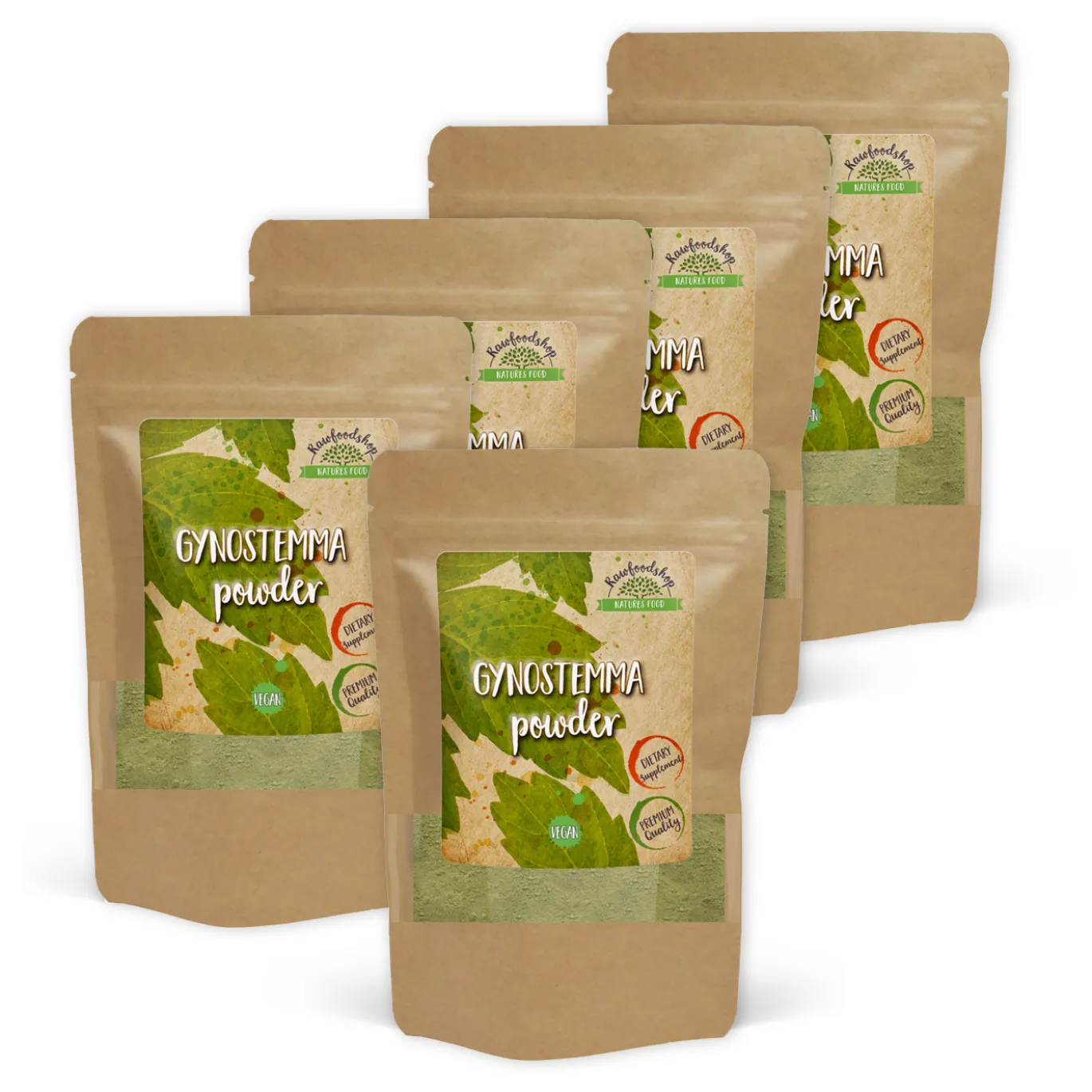 Gynostemmapulver 125g x 5 paket