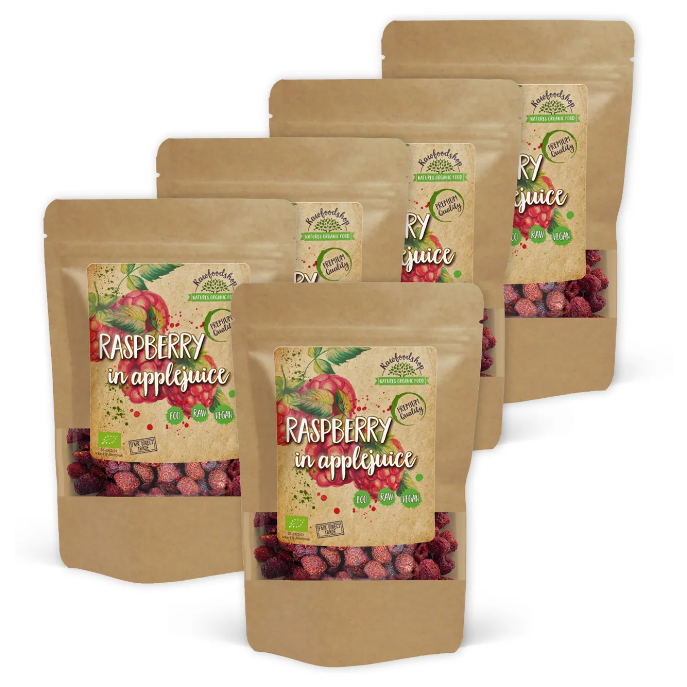 Hallon EKO 100g x 5 paket