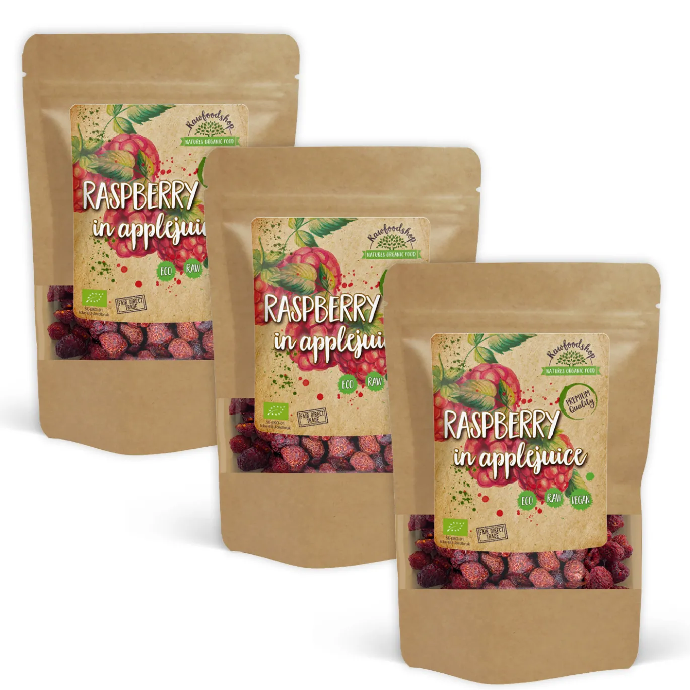 Hallon EKO 100g x 3 paket