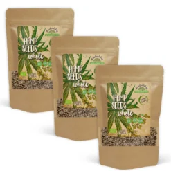 Hampafrön oskalade EKO 1kg x 3 paket