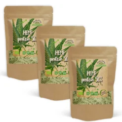 Hampaprotein 50% EKO 1kg x 3 paket