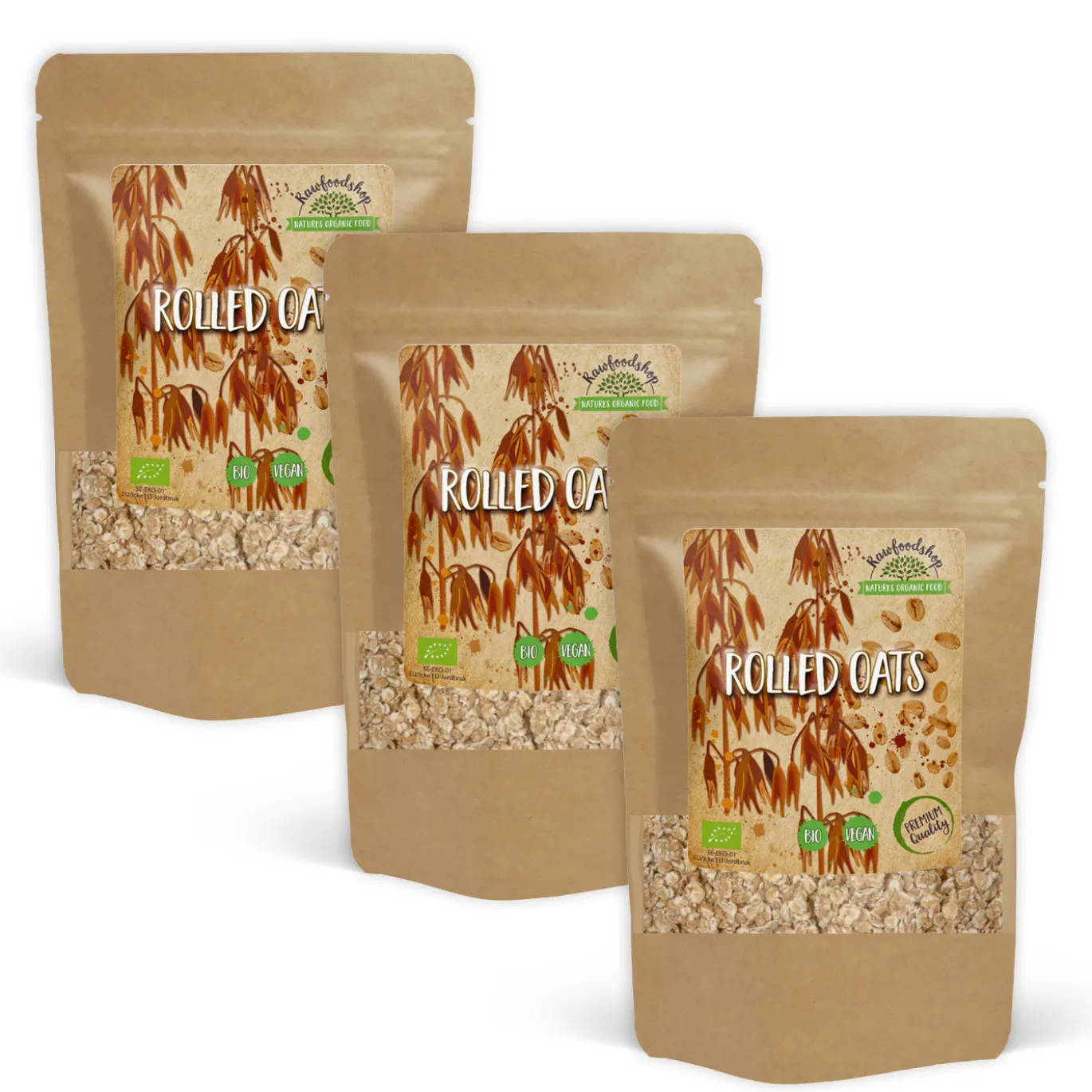 Havregryn EKO 500g x 3 paket