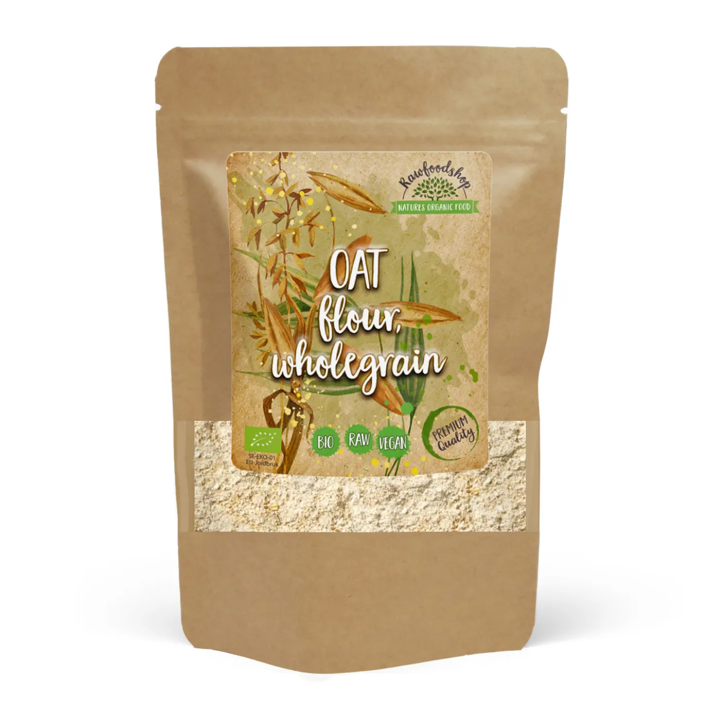 Havremjöl Fullkorn EKO 500g