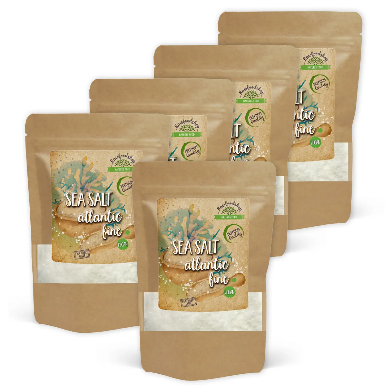 Havssalt Atlanten Finmalt 1kg x 5 paket