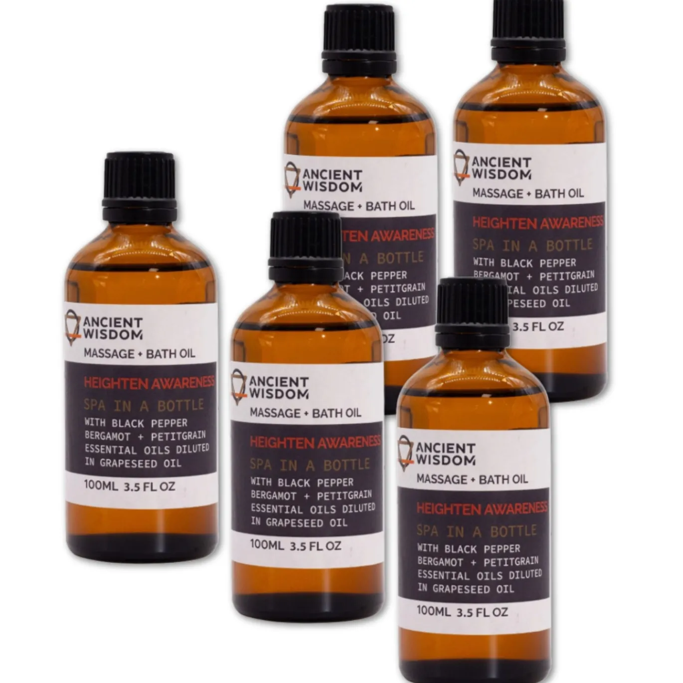 Heighten Awareness Massageolja 100ml x 5 paket