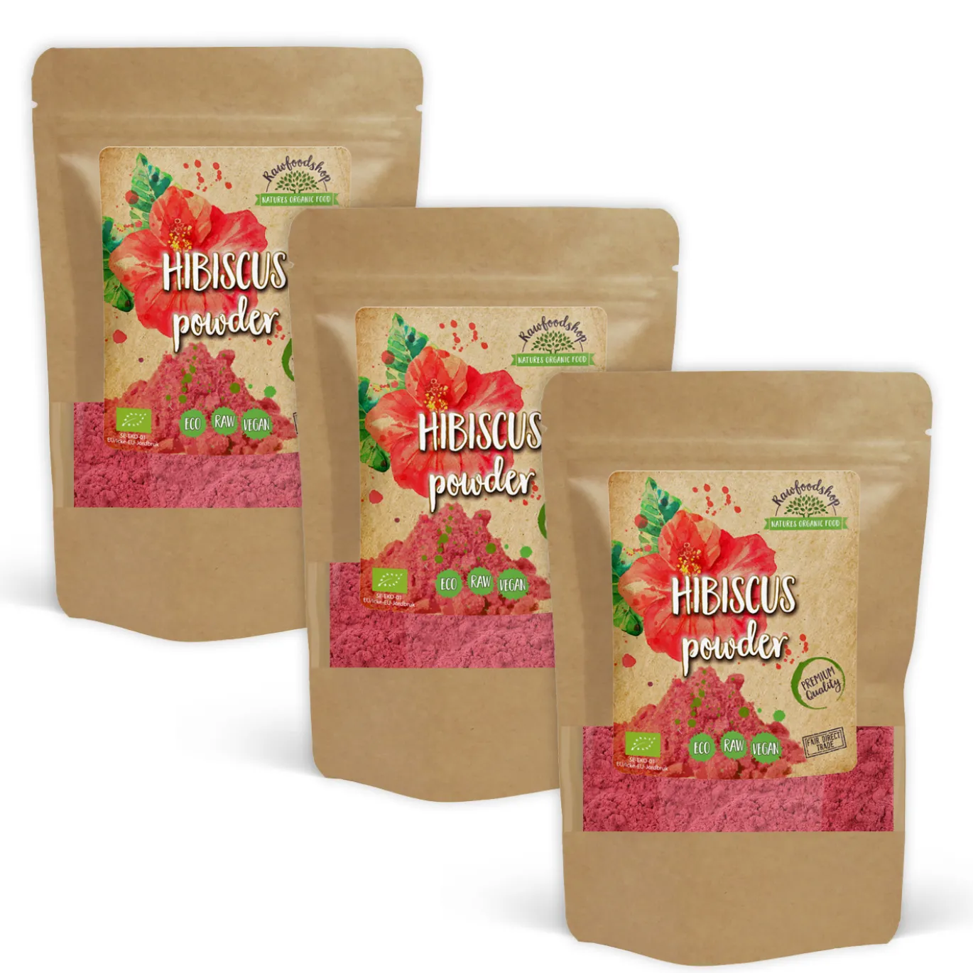 Hibiskus Pulver EKO 125g x 3 paket