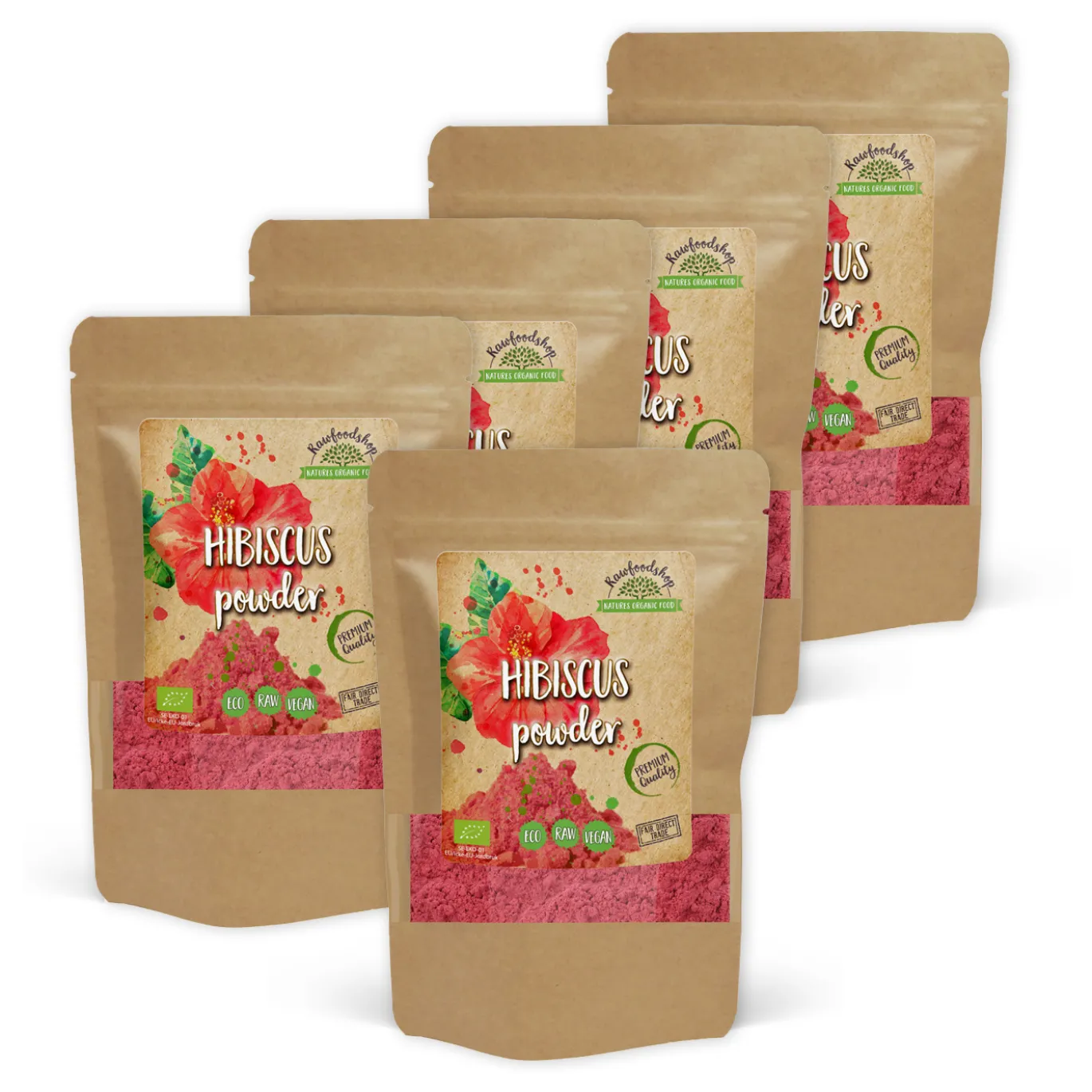 Hibiskus Pulver EKO 125g x 5 paket