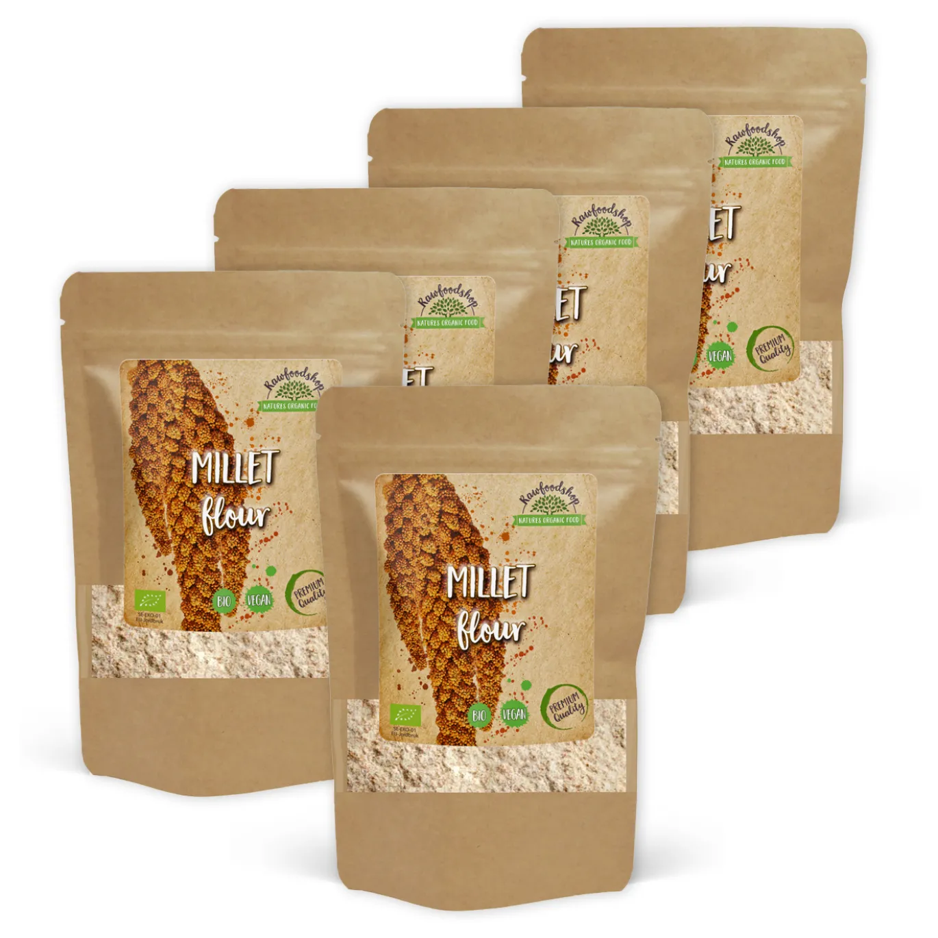 Hirsmjöl EKO 500g x 5 paket