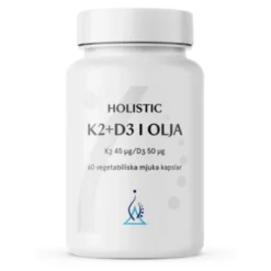 Holistic K2+D3 i Kokosolja 60kaps