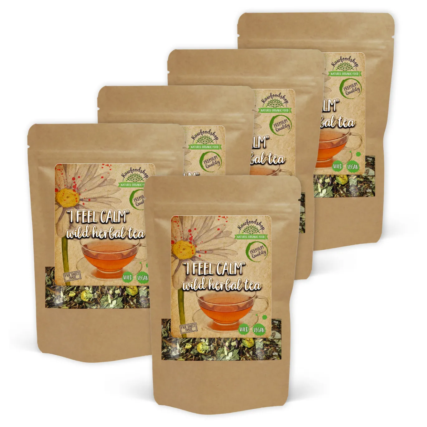 I Feel Calm Vild Örtte 100g x 5 paket