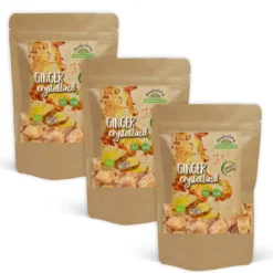 Ingefära Kristalliserad EKO 500g x 3 paket