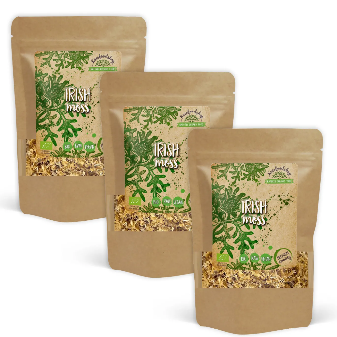 Irish Moss EKO 250g x 3 paket