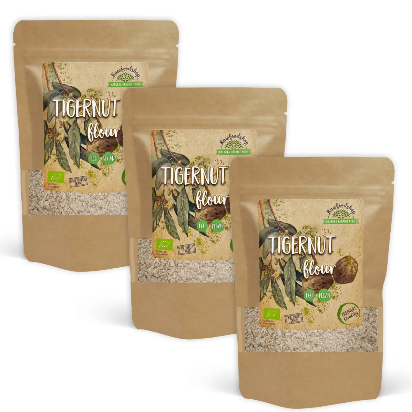 Jordmandelmjöl EKO 250g x 3 paket