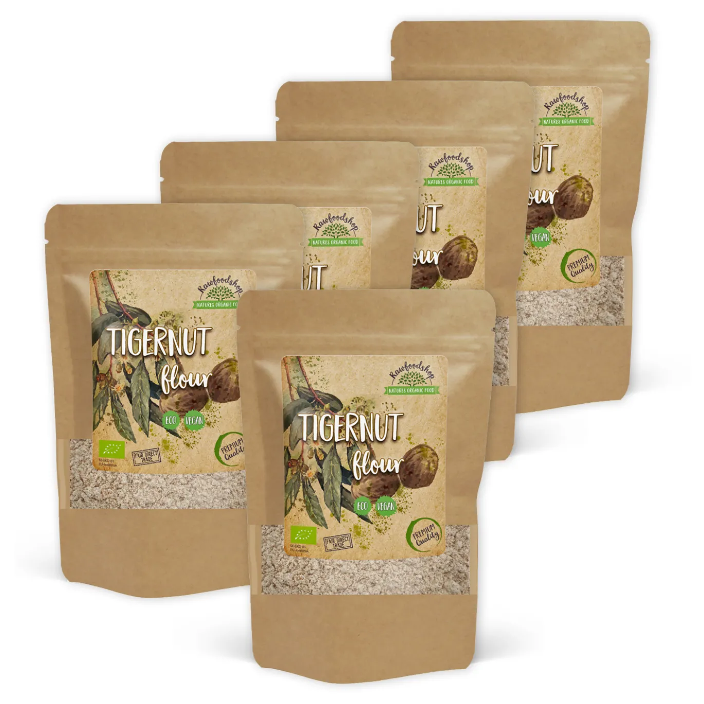 Jordmandelmjöl EKO 1kg x 5 paket