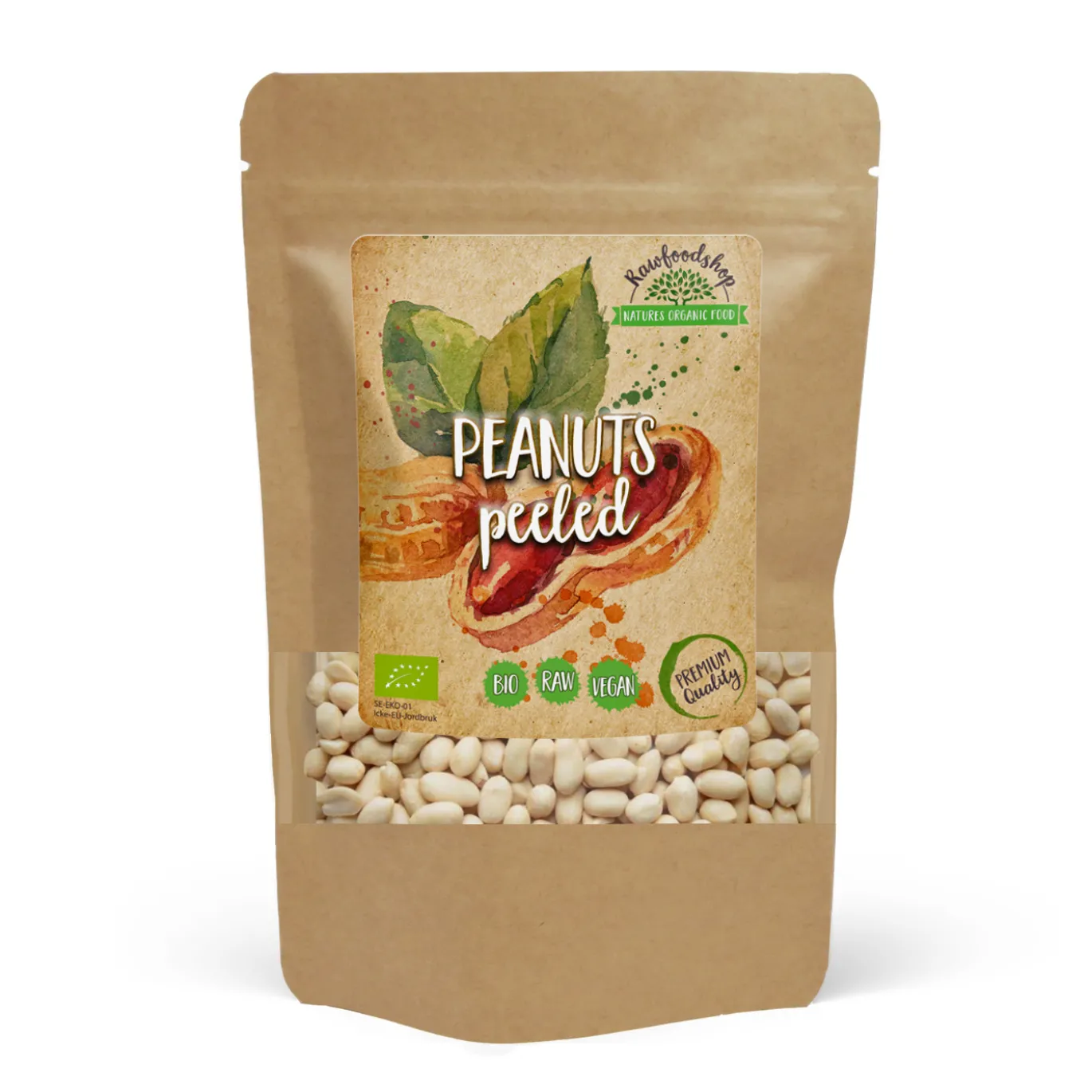 Jordnötter Premium Skalade RAW EKO 1kg