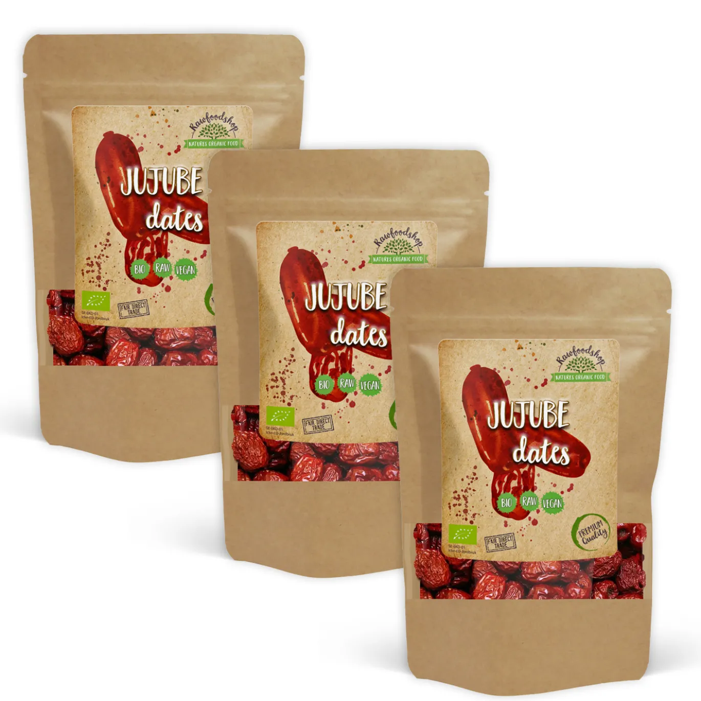 Jujube Dadlar EKO 200g x 3 paket