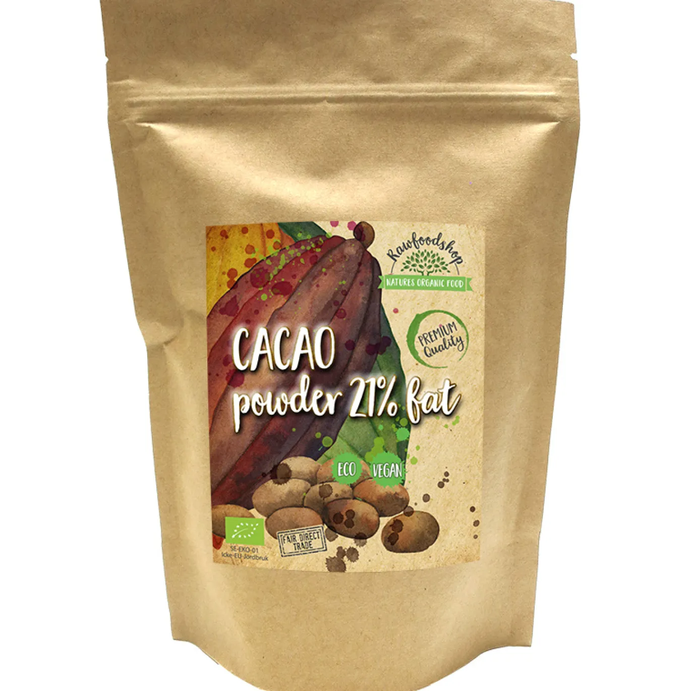 Kakaopulver 21% EKO 100g