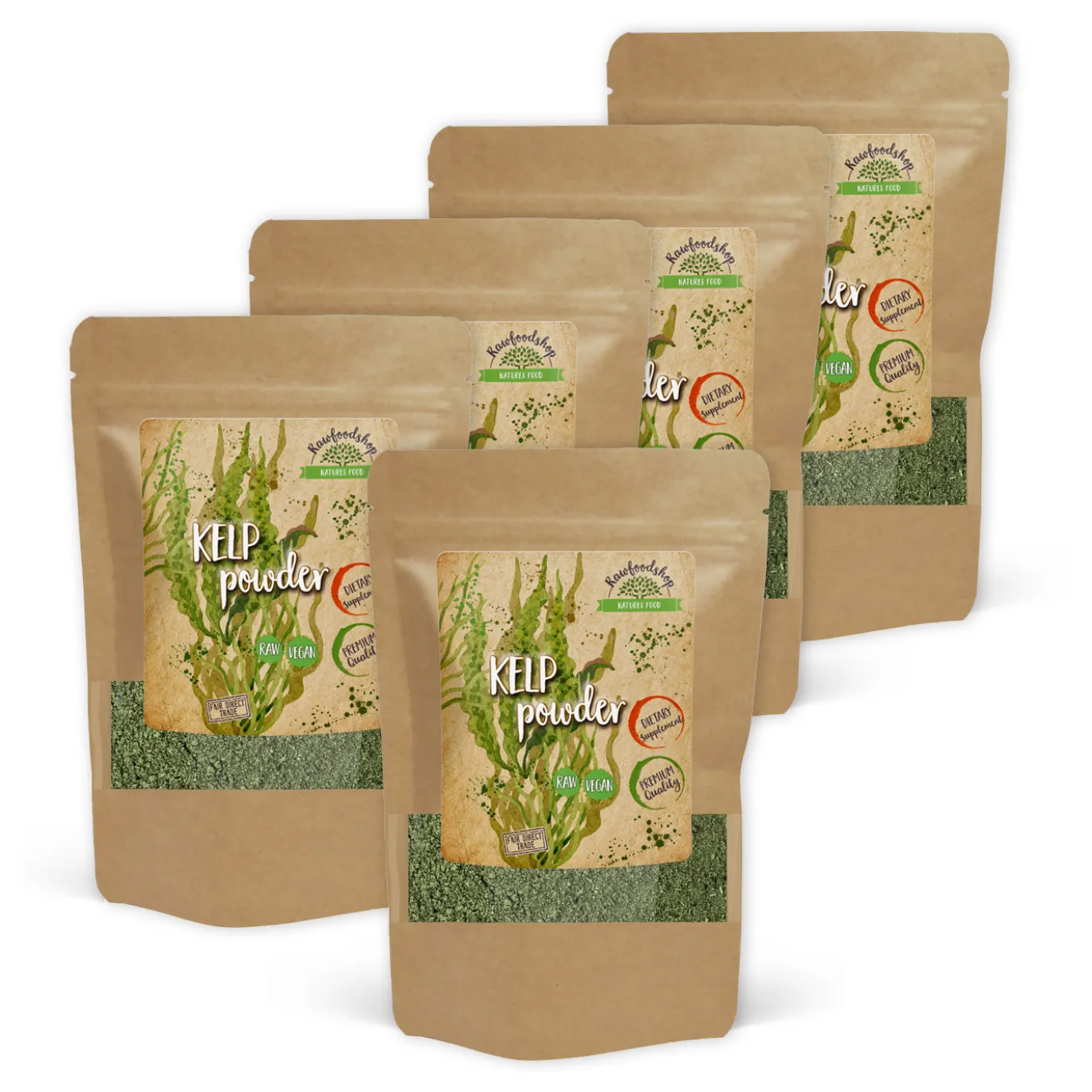 Kelp Pulver 250g x 5 paket
