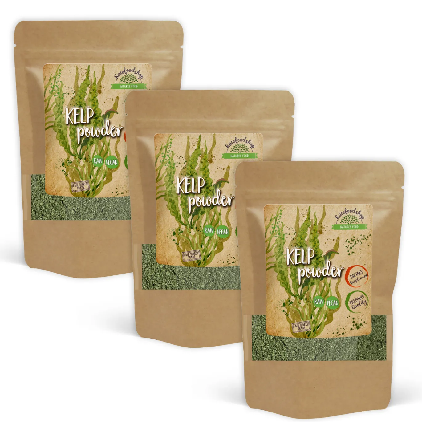 Kelp Pulver 125g x 3 paket