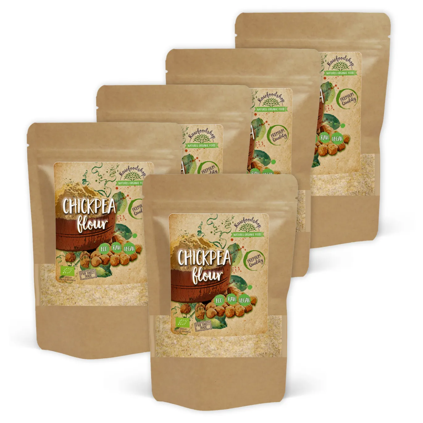 Kikärtsmjöl EKO 500g x 5 paket