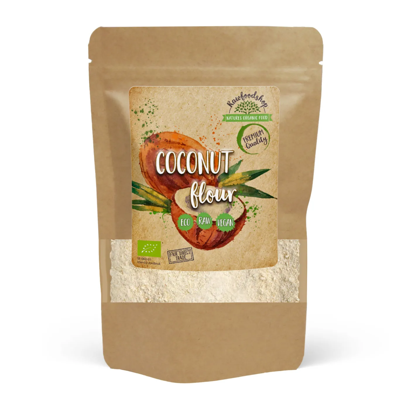 Kokosmjöl Premium RAW EKO 500g