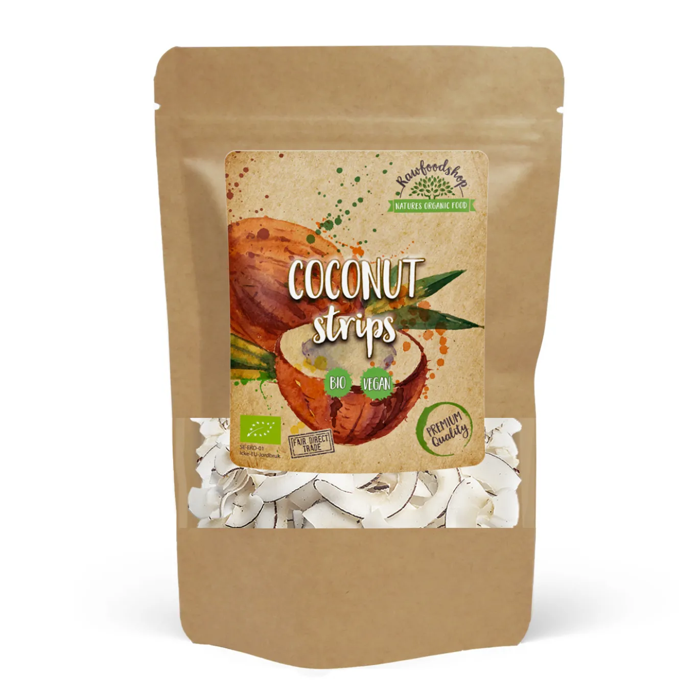 Kokosnöt i strimlor EKO 200g