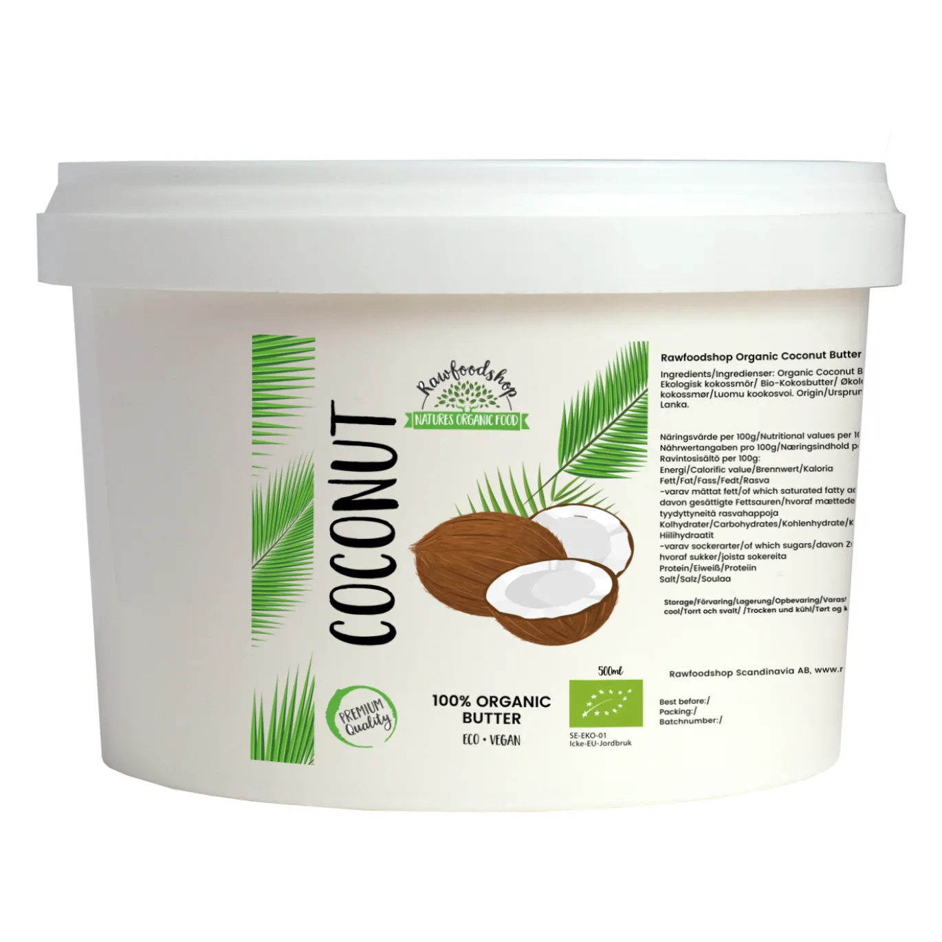 Kokosnötsmör EKO 500ml