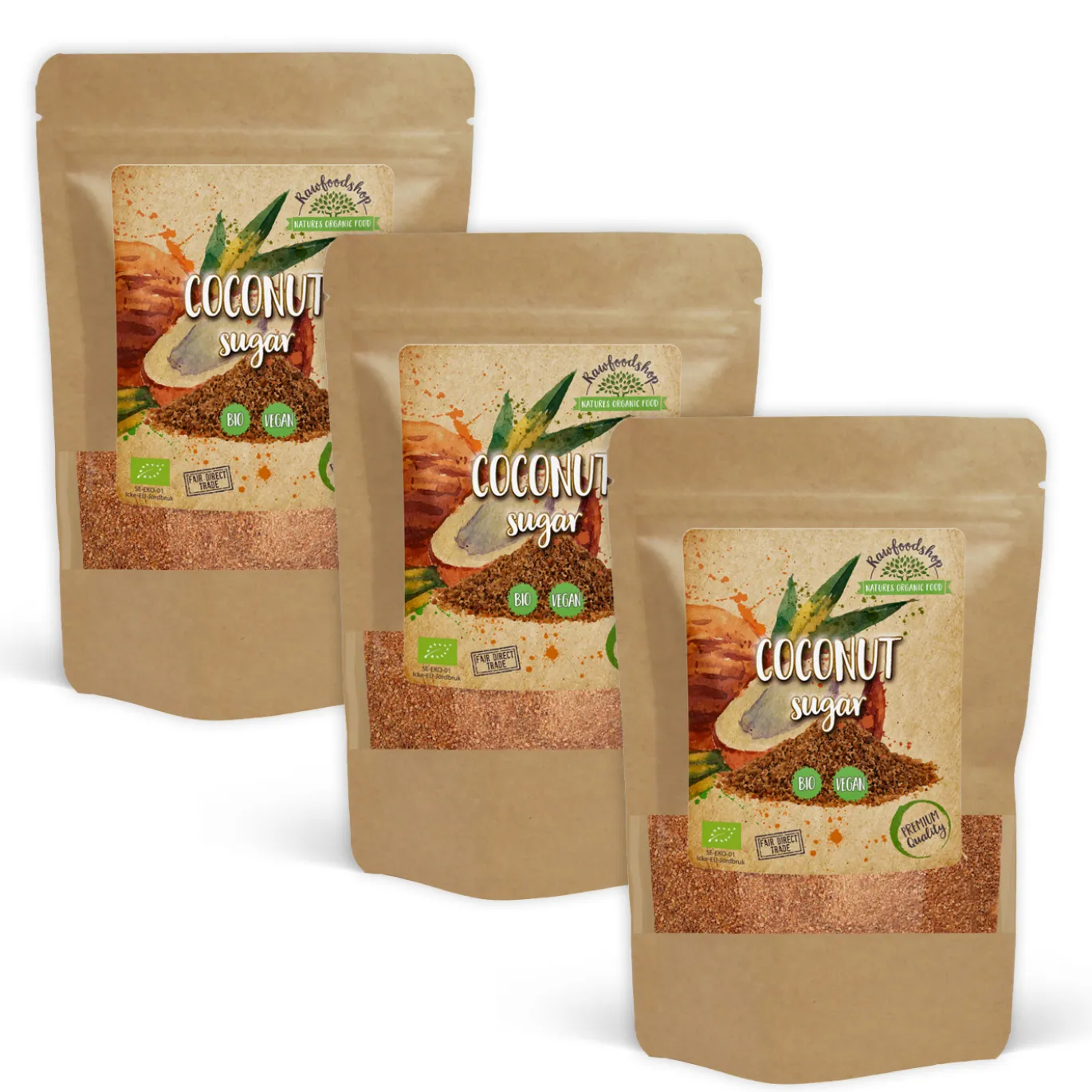Kokossocker EKO 1kg x 3 paket
