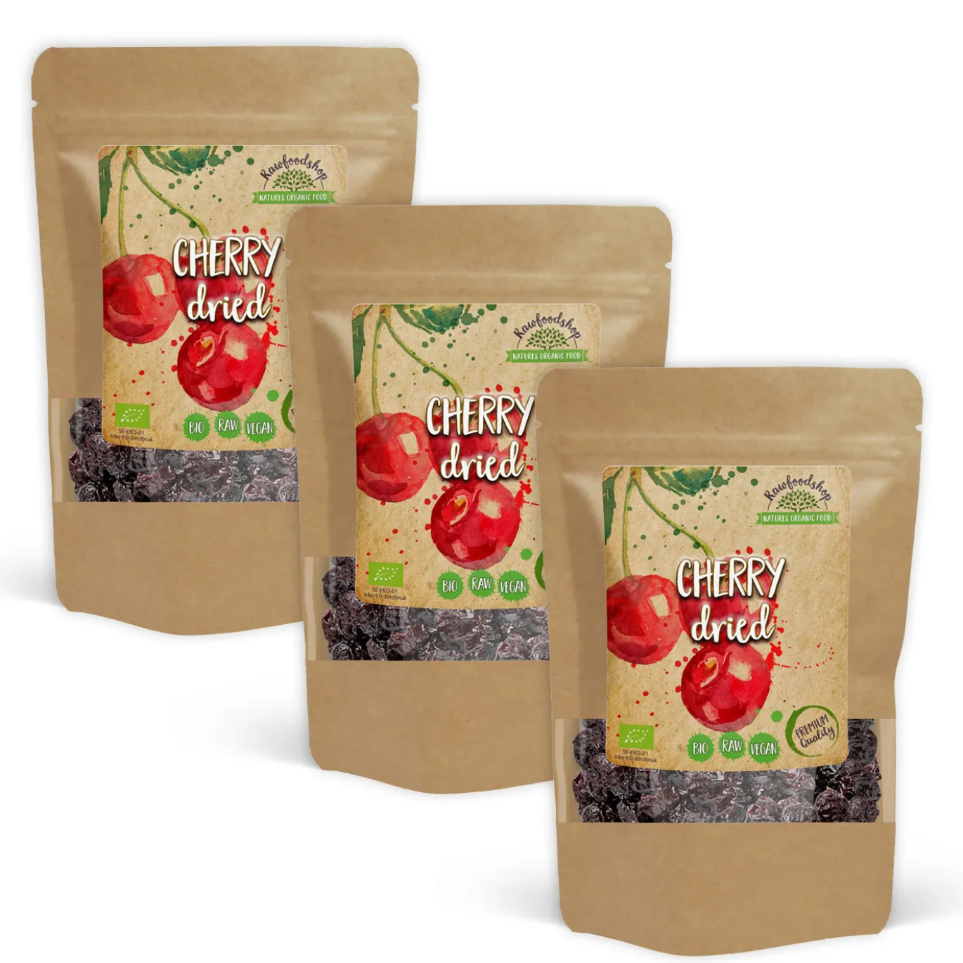 Körsbär EKO 1kg x 3 paket