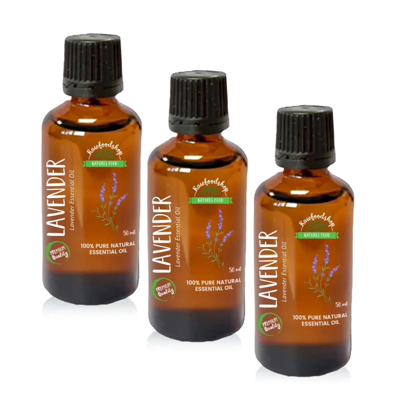 Lavendel Eterisk Olja 50ml x 3 flaskor