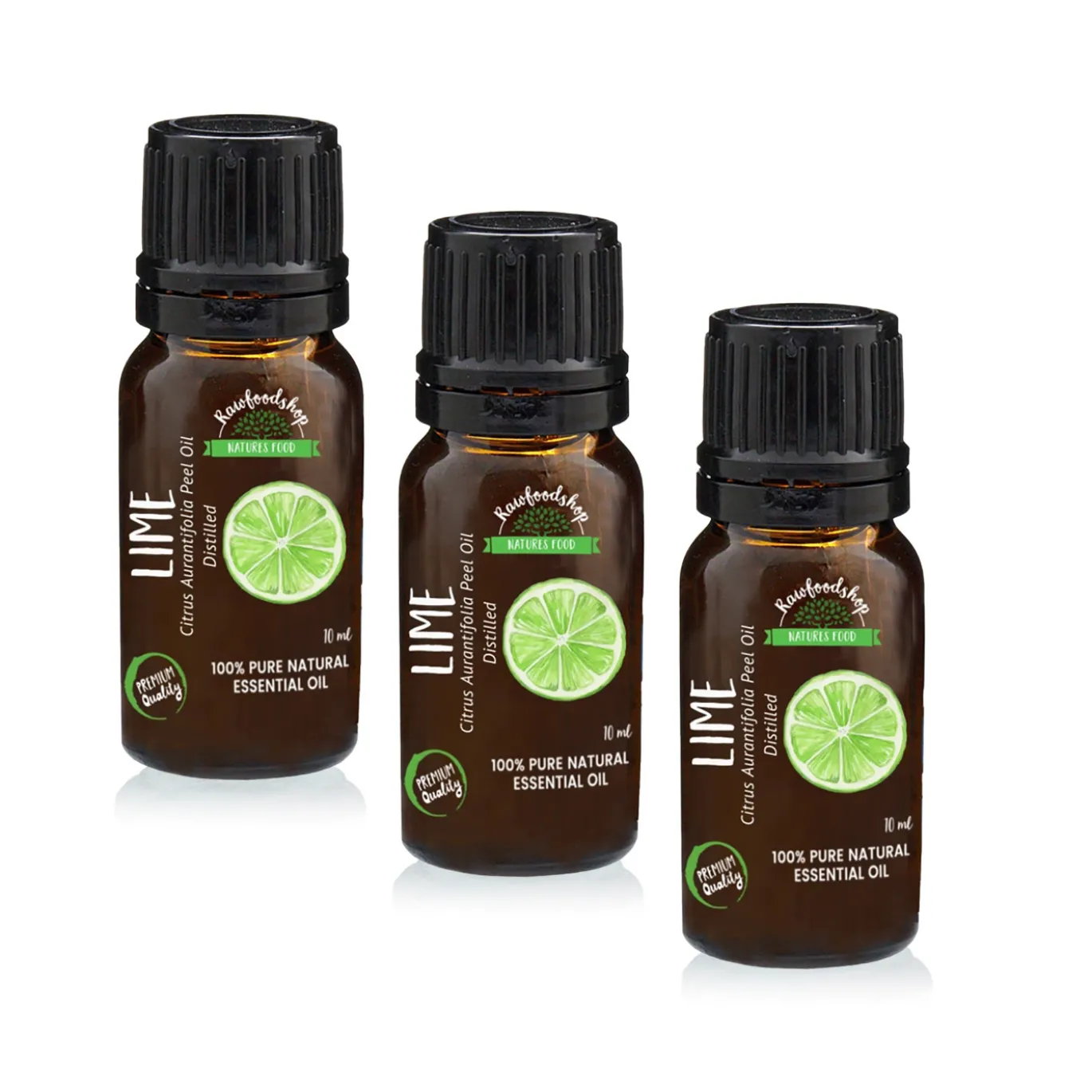 Lime Eterisk Olja 10ml x 3 flaskor