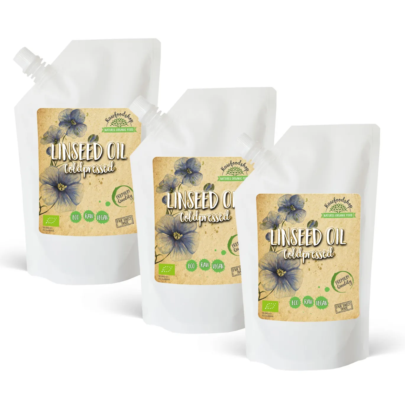 Linfröolja EKO 1000ml x 3 paket