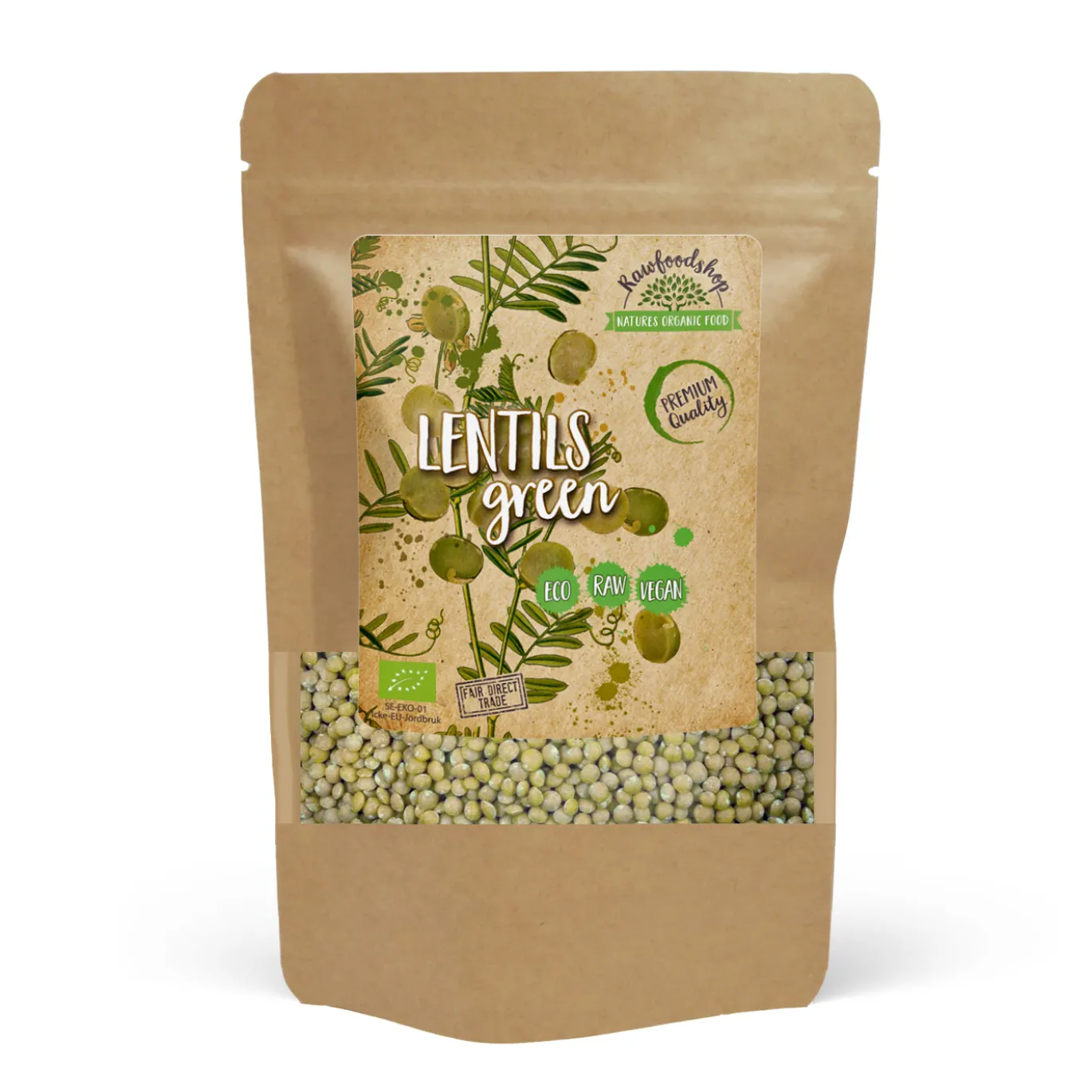 Linser Gröna EKO 500g