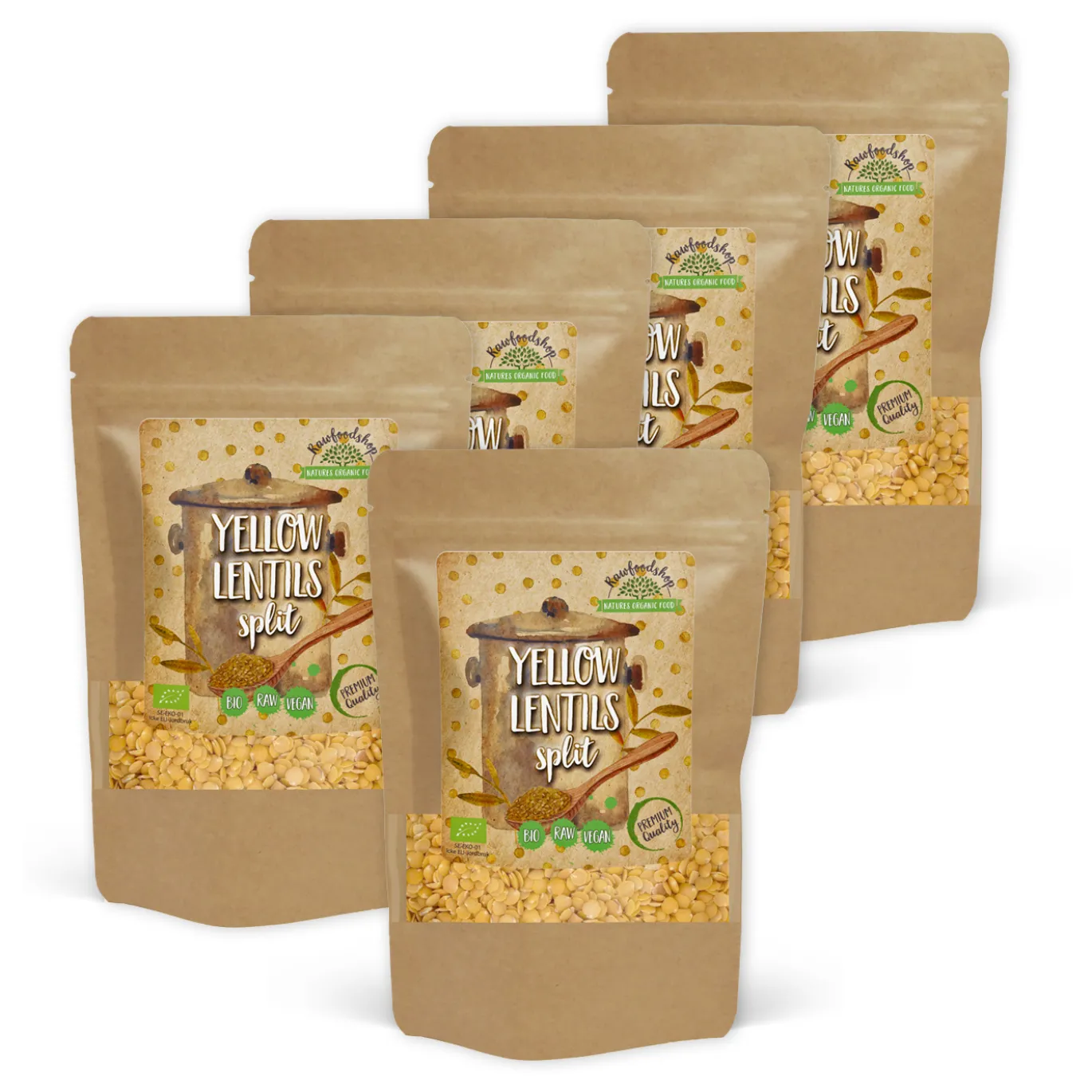 Linser Gula Delade EKO 1kg x 5 paket